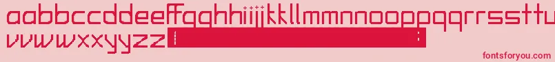 AlfieFerdinand Font – Red Fonts on Pink Background