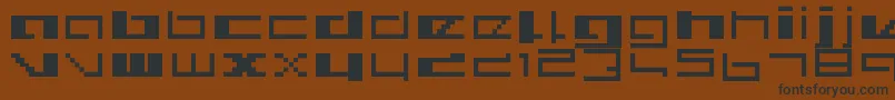 RoyalSimplicity Font – Black Fonts on Brown Background