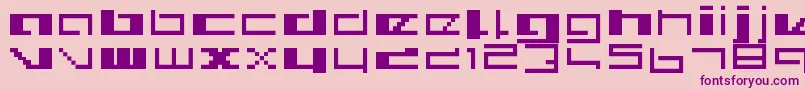 RoyalSimplicity Font – Purple Fonts on Pink Background