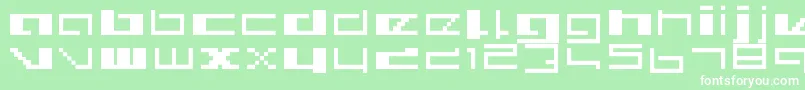 RoyalSimplicity Font – White Fonts on Green Background