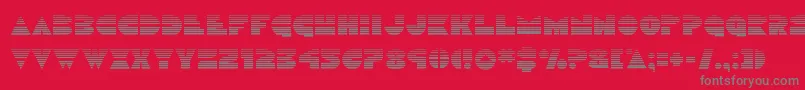 Discoduckgrad Font – Gray Fonts on Red Background