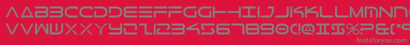 Шрифт TeleMarines – серые шрифты на красном фоне