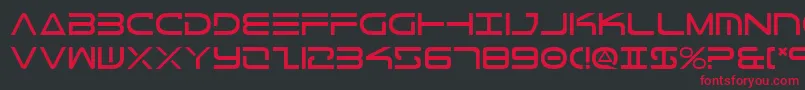 TeleMarines Font – Red Fonts on Black Background