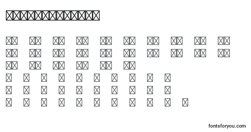 Schriftart Caravanltstd1 – Alphabet, Zahlen, spezielle Symbole