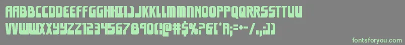 Eldebaran Font – Green Fonts on Gray Background