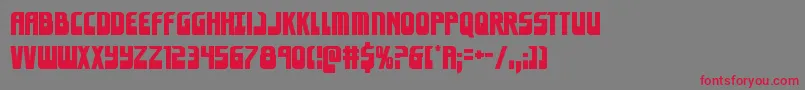Eldebaran Font – Red Fonts on Gray Background
