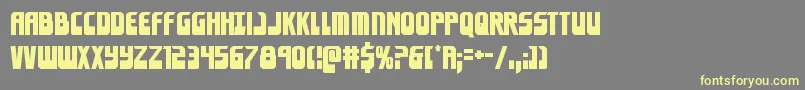 Eldebaran Font – Yellow Fonts on Gray Background