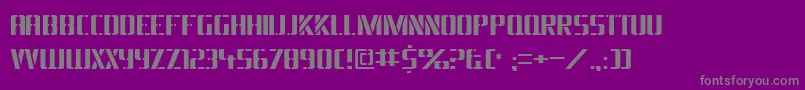 Braesidelumberboy Font – Gray Fonts on Purple Background