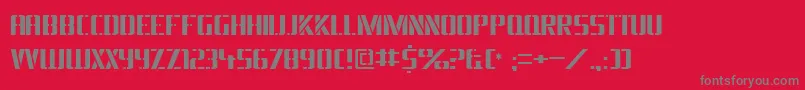 Braesidelumberboy Font – Gray Fonts on Red Background