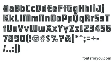Arb66NeonLineJun37 font – standard Fonts