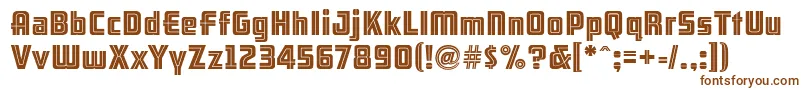 Arb66NeonLineJun37 Font – Brown Fonts