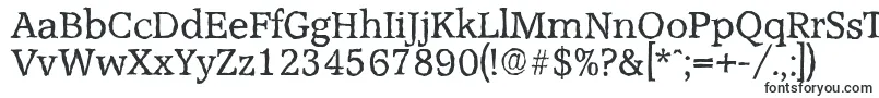 AccoladeantiqueRegular-fontti – Serifeillä varustetut fontit