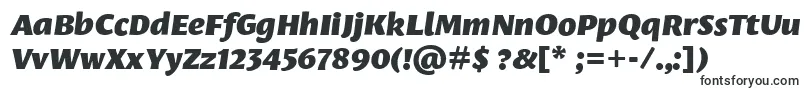 LeksasansproBlackItalic Font – Fonts for Autocad