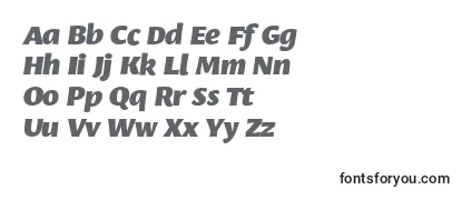 LeksasansproBlackItalic-fontti