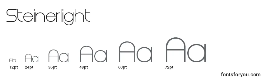 Steinerlight Font Sizes