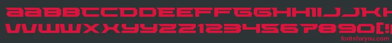 Lethalforceexpand Font – Red Fonts on Black Background