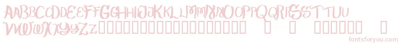 CheapFrames Font – Pink Fonts on White Background