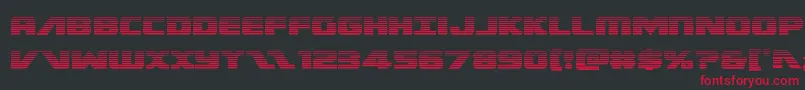 Federalescortscan Font – Red Fonts on Black Background