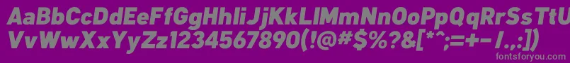 En savoir plus sur la police KlimaBlackItalic Police KlimaBlackItalic – polices grises sur fond violet