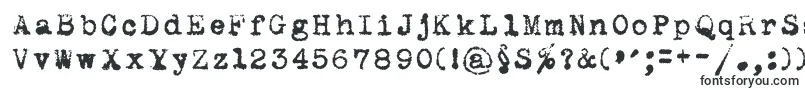 Maszyna ffy-Schriftart – Schriften für Windows