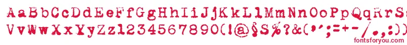 Maszyna ffy Font – Red Fonts