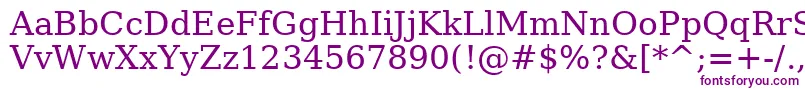 AeSalem Font – Purple Fonts on White Background