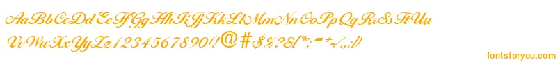 Шрифт BallantinesDemibold – оранжевые шрифты