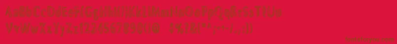 fuente Dsbrushs – Fuentes Marrones Sobre Fondo Rojo