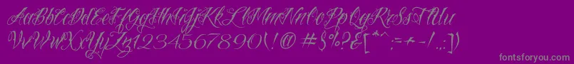 fuente VtcNuetattooscript – Fuentes Grises Sobre Fondo Morado