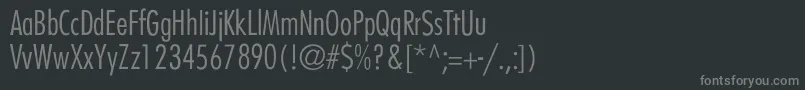 fuente BelmarCondensedlightNormal – Fuentes Grises Sobre Fondo Negro