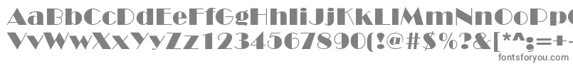 フォントMarquee – 白い背景に灰色の文字