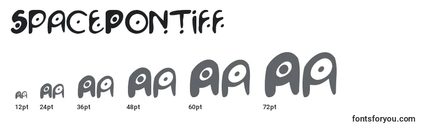 SpacePontiff Font Sizes