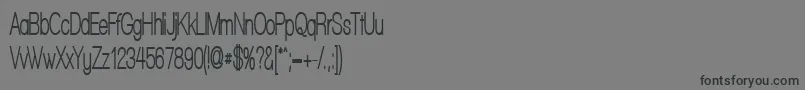 More about WalkwayUltracondensedBold Font WalkwayUltracondensedBold Font – Black Fonts on Gray Background
