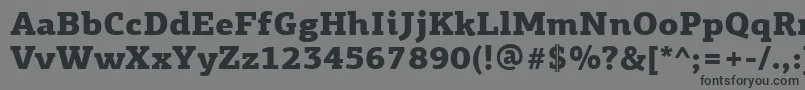 PfagoraslabproBlack-Schriftart – Schwarze Schriften auf grauem Hintergrund