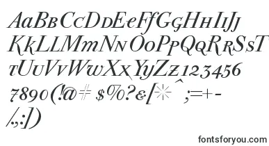  Parmapetitscitalic font
