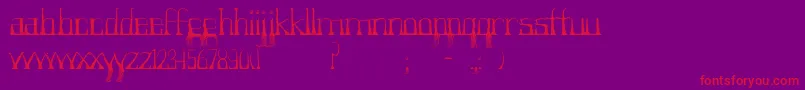 Подробнее о шрифте Forestry Шрифт Forestry – красные шрифты на фиолетовом фоне