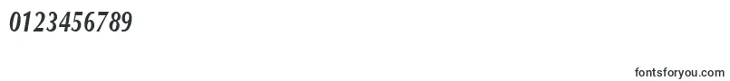 OptanecompactBoldItalic Font – Fonts for Numbers and Digits