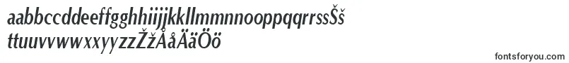 OptanecompactBoldItalic-Schriftart – finnische Schriften