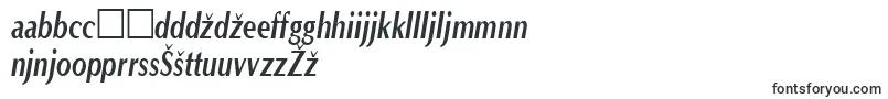 フォントOptanecompactBoldItalic – スロベニアのフォント