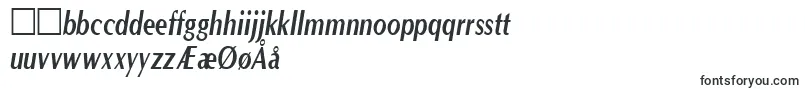 OptanecompactBoldItalic-fontti – tanskankieliset fontit