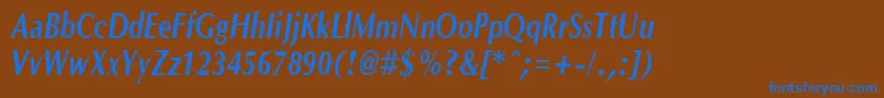 More about OptanecompactBoldItalic Font OptanecompactBoldItalic Font – Blue Fonts on Brown Background