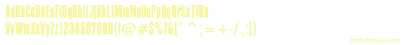 PffusionLight Font – Yellow Fonts
