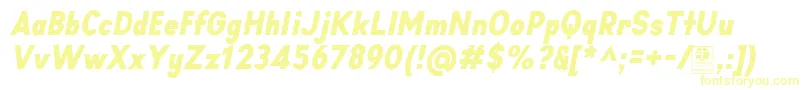 AprikasBlackItalicDemo Font – Yellow Fonts