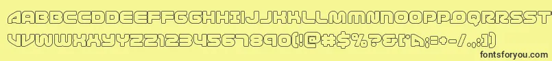 1stenterprisesout Font – Black Fonts on Yellow Background
