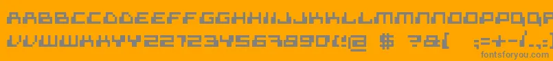 Подробнее о шрифте Superdigital Шрифт Superdigital – серые шрифты на оранжевом фоне