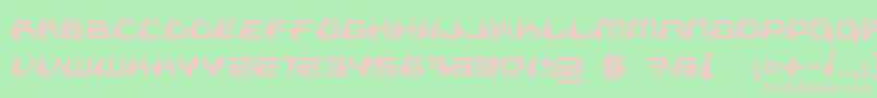 Superdigital Font – Pink Fonts on Green Background