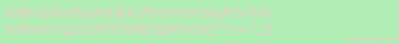 MagiccBold Font – Pink Fonts on Green Background