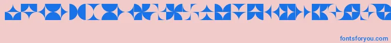 CirclesLtRegularフォントについての詳細 フォントCirclesLtRegular – ピンクの背景に青い文字