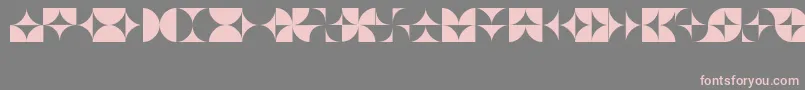 CirclesLtRegular Font – Pink Fonts on Gray Background