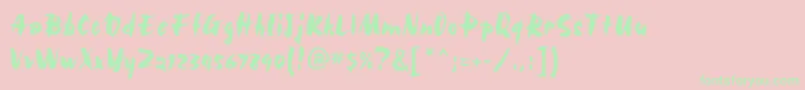 More about MBolid Font MBolid Font – Green Fonts on Pink Background